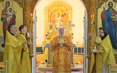 Архипастырское служение в день памяти Нерукотворенного Образа Иисуса Христа