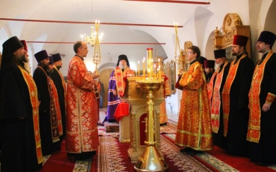 Всенощное бдение в Иоанно-Предтеченском женском монастыре г. Вязьмы