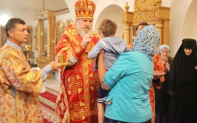 Всенощное бдение в Иоанно-Предтеченском женском монастыре г. Вязьмы