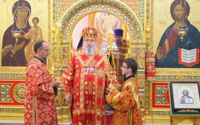 Всенощное бдение в Иоанно-Предтеченском женском монастыре г. Вязьмы