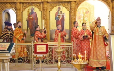 Архиерейское богослужение в день памяти Сщмч. Макария (Гневушева)