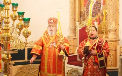 Архиерейское богослужение в день памяти Сщмч. Макария (Гневушева)