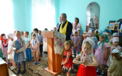 В сафоновском православном детском саду отметили День знаний
