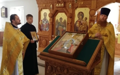 Божественная литургия в Ильинском храме г. Сафоново