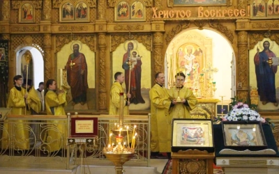 Божественная литургия в Неделю 14-ю по Пятидесятнице, перед Воздвижением