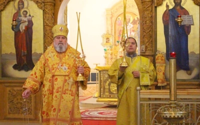 Божественная литургия в Неделю 14-ю по Пятидесятнице, перед Воздвижением