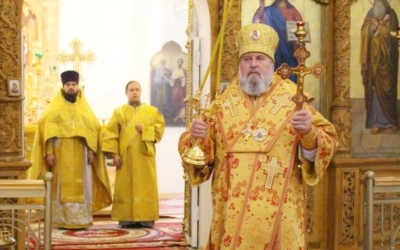 Божественная литургия в Неделю 14-ю по Пятидесятнице, перед Воздвижением