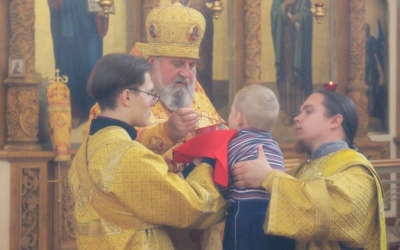 Божественная литургия в Неделю 14-ю по Пятидесятнице, перед Воздвижением