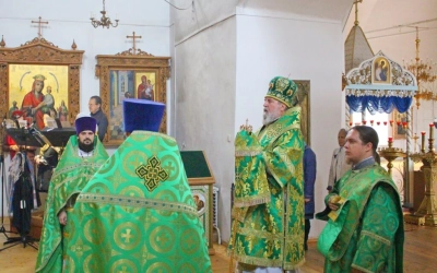 Божественная литургия в день памяти Прпп. Сергия и Германа, Валаамских Чудотворцев