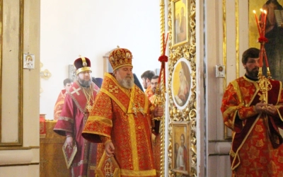 Божественная Литургия в Вознесенском храме Спасо-Вознесенского Власиева подворья