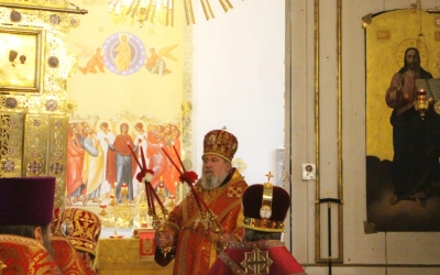 Божественная Литургия в Вознесенском храме Спасо-Вознесенского Власиева подворья