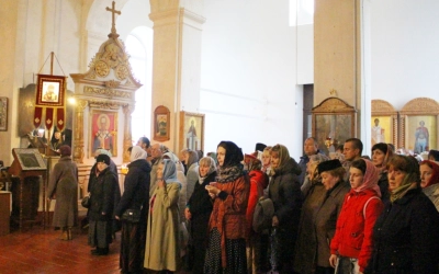 Божественная Литургия в Вознесенском храме Спасо-Вознесенского Власиева подворья