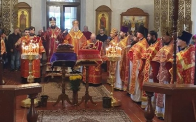 Божественная Литургия в Вознесенском храме Спасо-Вознесенского Власиева подворья