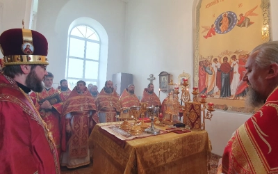 Божественная Литургия в Вознесенском храме Спасо-Вознесенского Власиева подворья