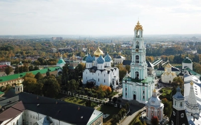 Всенощное бдение в Успенском соборе Свято-Троицкой Сергиевой Лавры