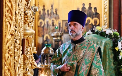 Всенощное бдение в Успенском соборе Свято-Троицкой Сергиевой Лавры