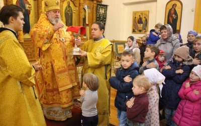 Божественная литургия в Неделю 17-ю по Пятидесятнице