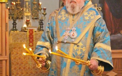 Архиерейское богослужение в праздник Покрова Пресвятой Богородицы в храме села Покров