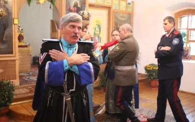 Архиерейское богослужение в праздник Покрова Пресвятой Богородицы в храме села Покров