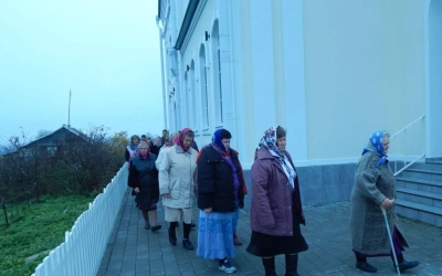 Престольный праздник в храме Покрова Пресвятой Богородицы деревни Болшево Новодугинского района