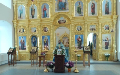 Престольный праздник в храме Покрова Пресвятой Богородицы деревни Болшево Новодугинского района