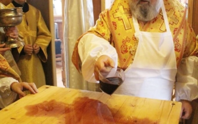 Чин Великого освящения храма во имя прп. Сергия