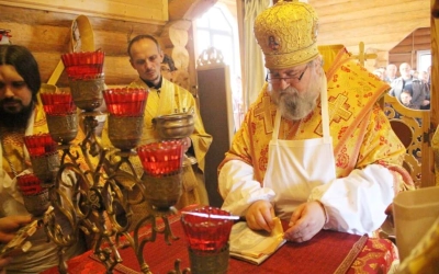 Чин Великого освящения храма во имя прп. Сергия