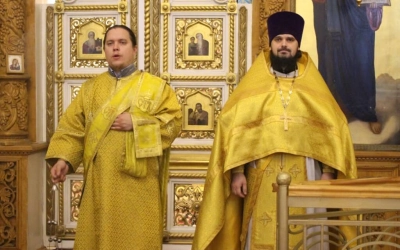 Божественная литургия в Неделю 19-ю по Пятидесятнице, святых отцев VII Вселенского Собора