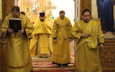 Божественная литургия в Неделю 19-ю по Пятидесятнице, святых отцев VII Вселенского Собора