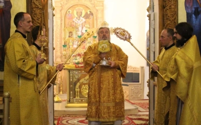 Божественная литургия в Неделю 19-ю по Пятидесятнице, святых отцев VII Вселенского Собора