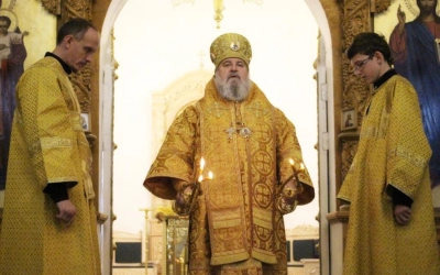 Божественная литургия в Неделю 19-ю по Пятидесятнице, святых отцев VII Вселенского Собора