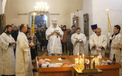 заупокойное богослужение накануне Димитриевской Родительской субботы