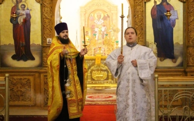 Всенощное бдение накануне Недели 20-й по Пятидесятнице, дня памяти Прп. Илариона Великого