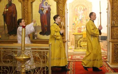 Всенощное бдение накануне Недели 20-й по Пятидесятнице, дня памяти Прп. Илариона Великого