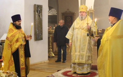 Всенощное бдение накануне Недели 20-й по Пятидесятнице, дня памяти Прп. Илариона Великого