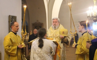 Всенощное бдение накануне Недели 20-й по Пятидесятнице, дня памяти Прп. Илариона Великого