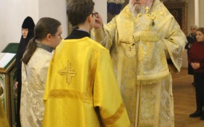 Всенощное бдение накануне Недели 20-й по Пятидесятнице, дня памяти Прп. Илариона Великого