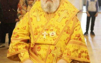 Божественная литургия в Неделю 20-ю по Пятидесятнице, дня памяти Прп. Илариона Великого