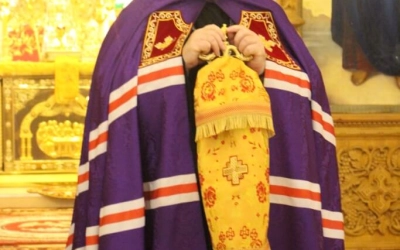 Божественная литургия в Неделю 20-ю по Пятидесятнице, дня памяти Прп. Илариона Великого