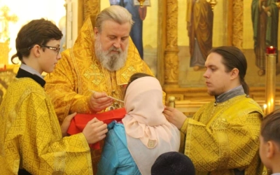 Божественная литургия Архиерейским чином, в Неделю 22-ю