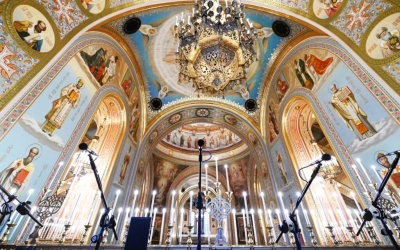 Патриаршее Богослужение в Храме Христа Спасителя