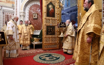 Патриаршее Богослужение в Храме Христа Спасителя