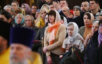 Патриаршее Богослужение в Храме Христа Спасителя