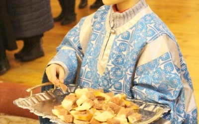 Архиерейское служение накануне праздника Введения во храм Пресвятой Богородицы