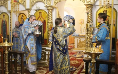 Престольный праздник в храме Введения во храм Пресвятой Богородицы г. Вязьма