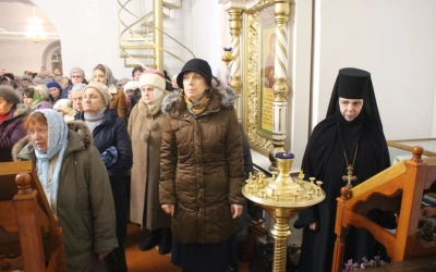 Престольный праздник в храме Введения во храм Пресвятой Богородицы г. Вязьма
