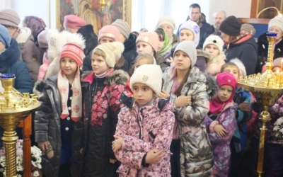 Престольный праздник в храме Введения во храм Пресвятой Богородицы г. Вязьма