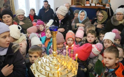 Престольный праздник в храме Введения во храм Пресвятой Богородицы г. Вязьма