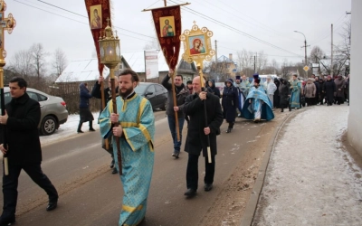Престольный праздник в храме Введения во храм Пресвятой Богородицы г. Вязьма