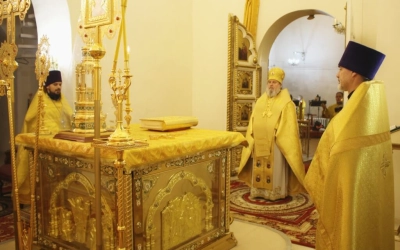 Архипастырское служение в день памяти Апостола Андрея Первозванного